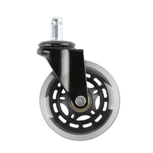 Office Chair Casters, Set of 5, for Desk & Gaming Chair are Easy to Install & Suitable for All Floors, Including Carpet & Wood
