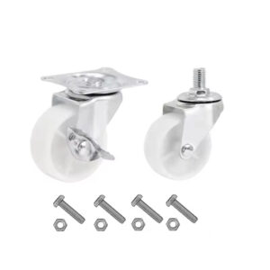Castor Wheels for Furniture Equipment Cart Cabinet Display Rack Use 1inch 1.5inch 2inch 2.5inch 3inch Light Duty Caster Wheels